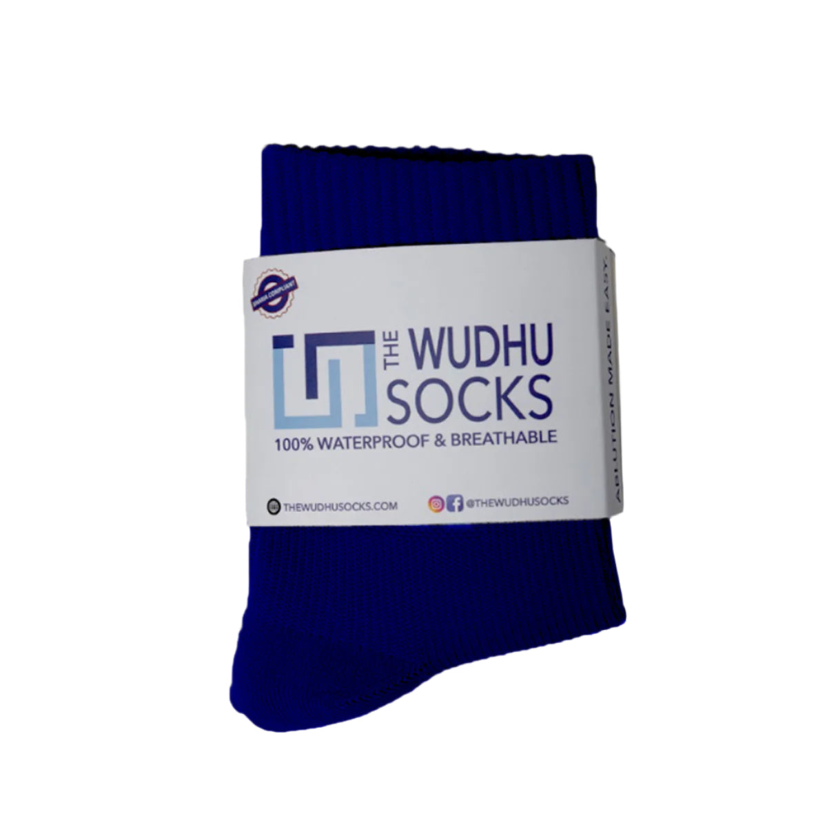 The Wudhu Socks - Navy Blue (Dark) Waterproof Socks