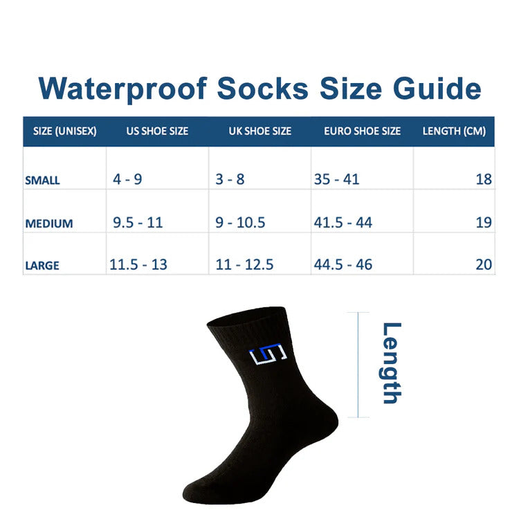 The Wudhu Socks - Navy Blue Waterproof Socks